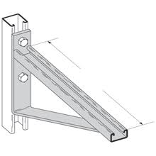 Braced Cable Tray Strut Bracket